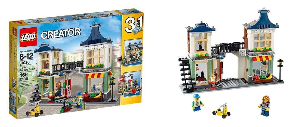 LEGO Магазин игрушек Creator и магазин Small Town Shop 31036