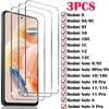 Защитное стекло для Xiaomi Redmi Note 8, 9, 10, 11, 12 Pro, 3 шт., закаленное защитное стекло для экрана Redmi 10A, 9T, 9A, 10C, 9C, 12C, 3 шт.