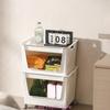 Easy Move Rolling Storage Container Space Efficient Storage Cart with Practical Home Organization Container