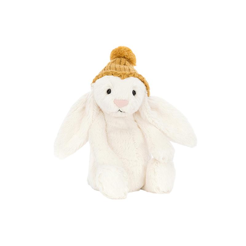 Jellycat Bonnie Rabbit Series Shy Warm Rabbit Companion and Comfort Doll Plush Doll 18cm High