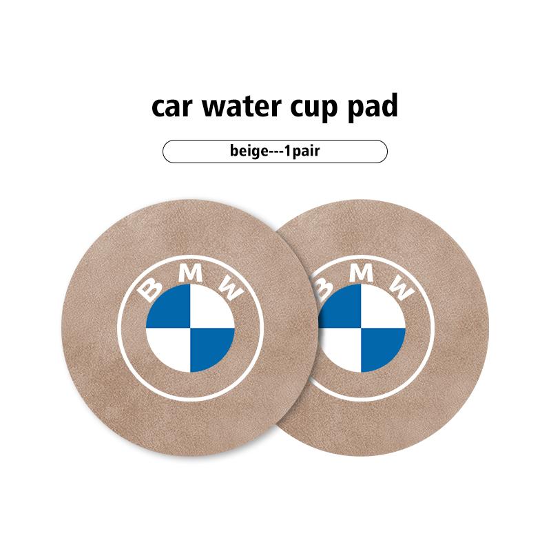 Car Interior Coasters Water Cup Slot Non-Slip Mat Shockproof Pad For BMW X3 X5 M5 M3 E46 E90 E60 F10 E39 F30 E36 G30 E87 E70 RH7