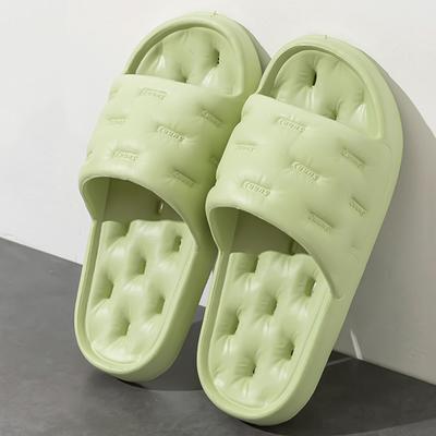 Тапочки для душа Eva Non Slip для женщин, с защитой от протекания, мягкие, женские, с выемкой, для дома, шлепанцы Mujer