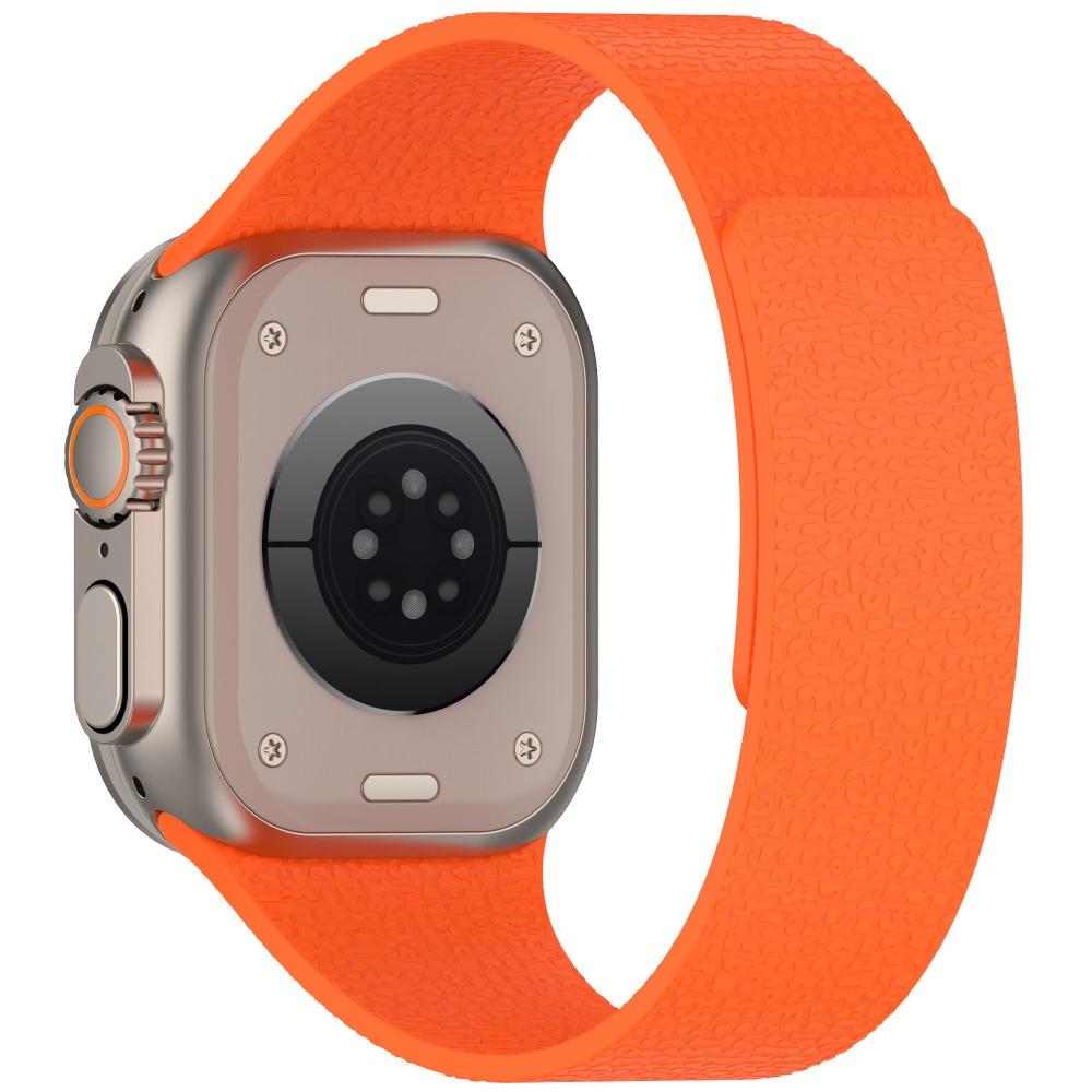 Для Apple watch Series 10 46 мм силиконовый магнитный ремешок совместим с iWatch Series 10 9 8 7 6 SE 44 мм 45 мм 42 мм Ultra2 49 мм 41 мм 38 мм band
