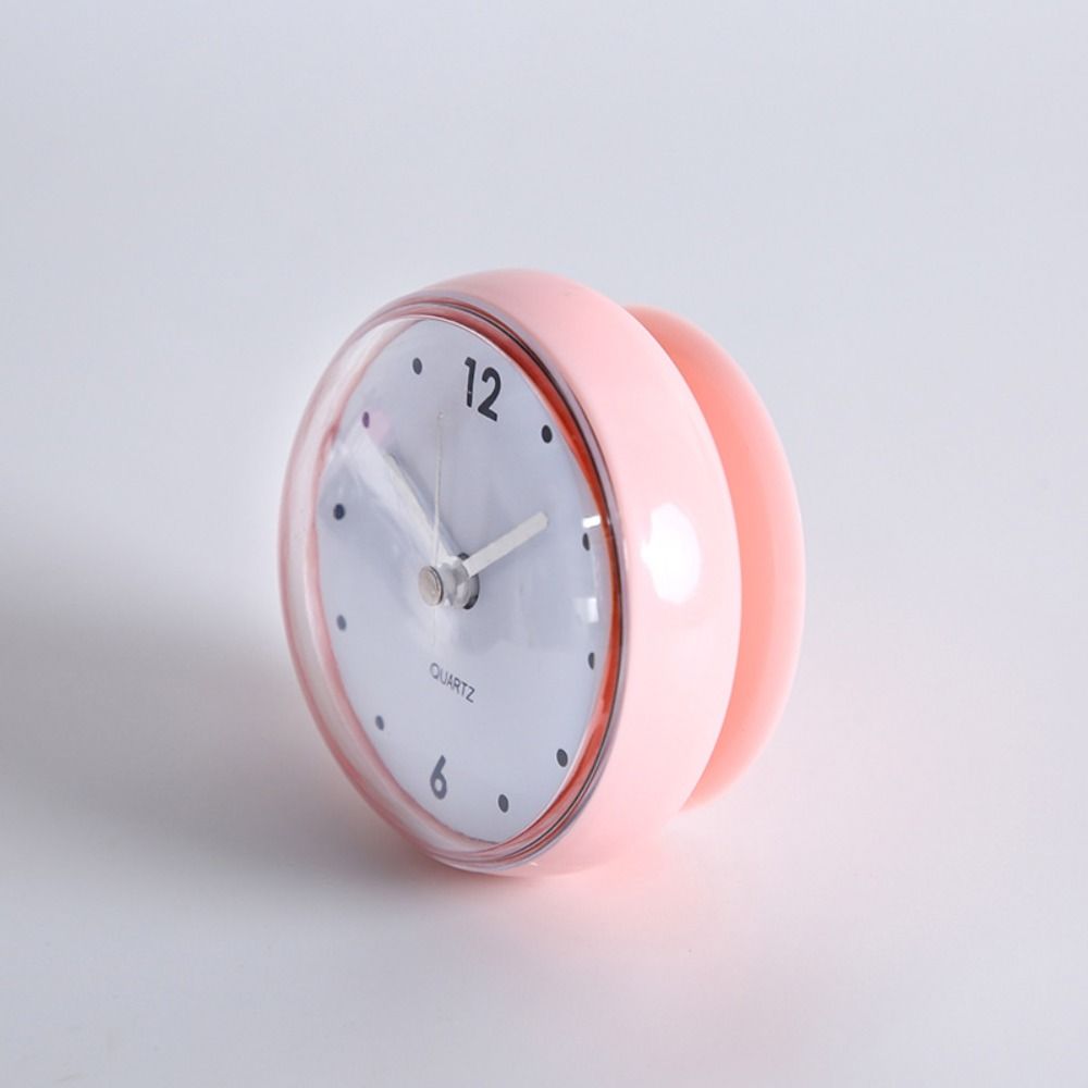 Kitchen 3D Minimalist Battery Powered Mini Sucker Wall Clock Wall Watch Home Decor Shower Clocks