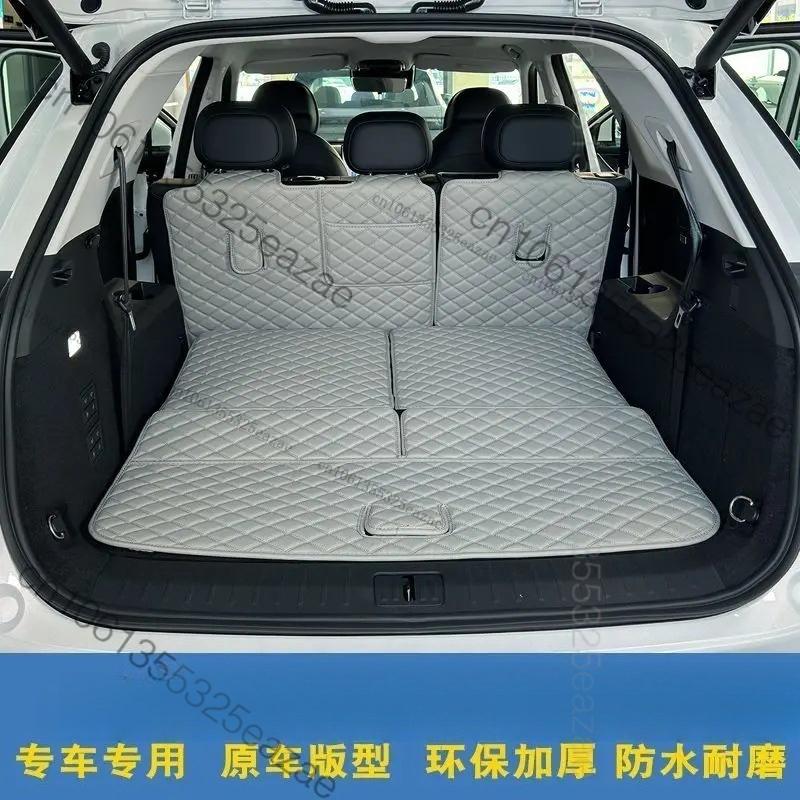 Для Chery Tiggo 9 CSH PHEV 2026~25 Коврик в багажник Задний вкладыш в багажник Защита груза Кожаный коврик Аксессуары для модификации интерьера
