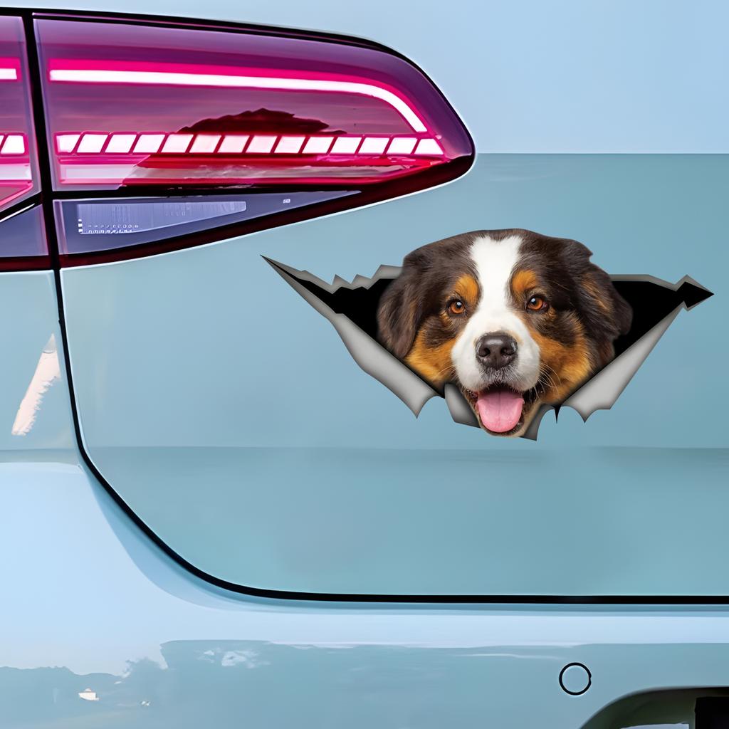 Коричневые австралийские овчарки наклейки на бампер автомобиля окна для автомобиля грузовик фургон модные наклейки виниловый материал наклейки