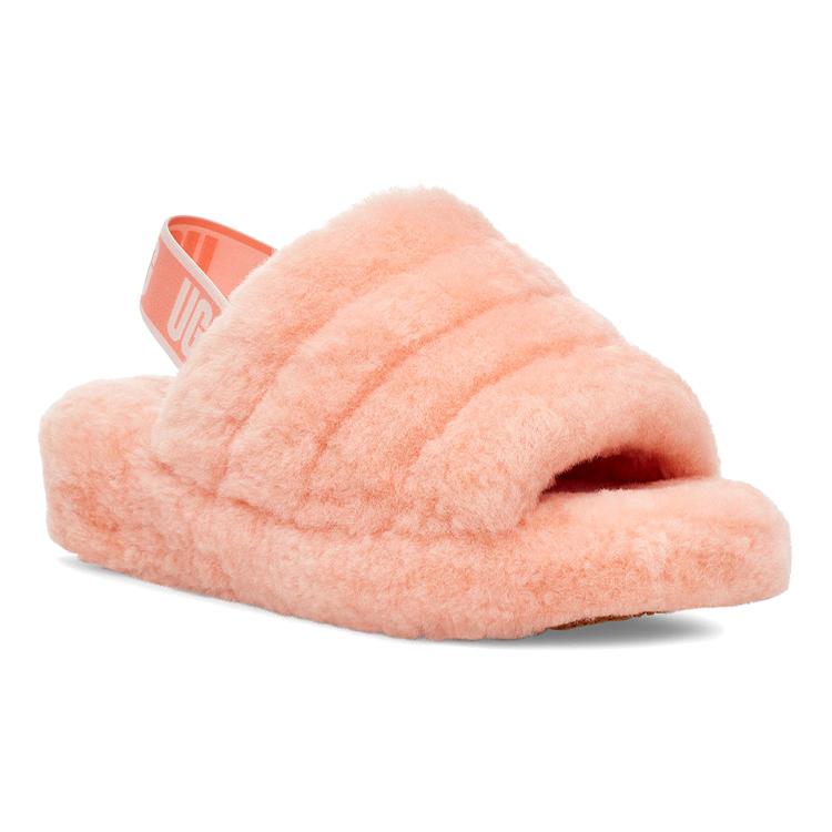 UGG FLUFF YEAH Slide Stylish Sandal Women's Beverly Pink 1095119-BYPN
