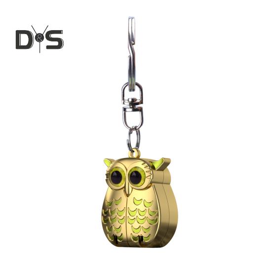 Портативный брелок для ногтей в виде совы с пилочкой для ногтей 2-в-1 маникюрный инструмент для приключений на природе Мини-щипчики из нержавеющей стали Уникальные подарки для