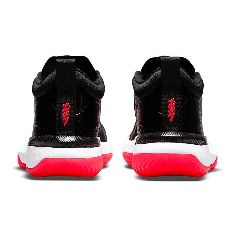 Air Jordan Zion 1 GS Bloodline Детские кроссовки Черный Белый Ярко-малиновый DA3131-006