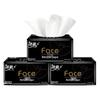 C&S Black Face Series Unscented Facial Tissues