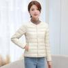 Autumn Winter Now Padding Parkas Women Light Thin Thermal Wearing Inside Korean Slim Fashion Ingle-breasted Solid Color Coat