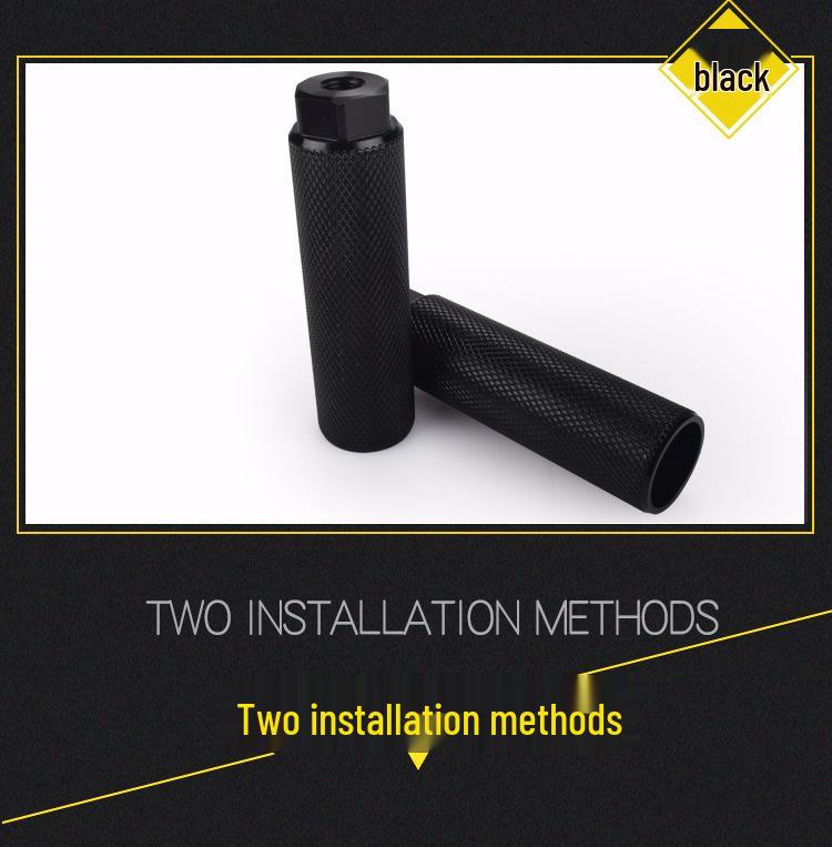 Universal Bicycle Rear Footpegs & Seat Pedals with Rocket Launcher Design