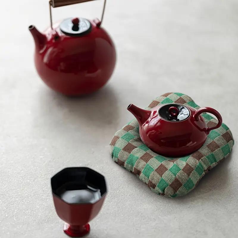 18*17 см хлопковая нескользящая ткань подставка под стакан термостойкий квадратный дизайн уникальный несколько стилей домашний декор стола аксессуары