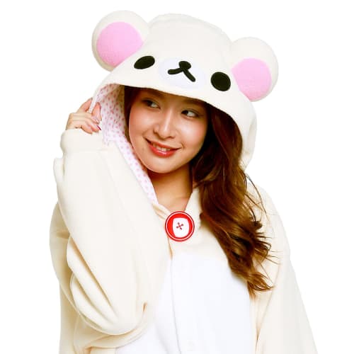 SAZAC Character Fleece Kigurumi Korilakkuma