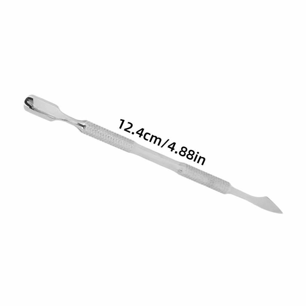 Double Ended Stainless Steel Nail Scraper Nail Polish Peeler Foot and toenail maintenance
