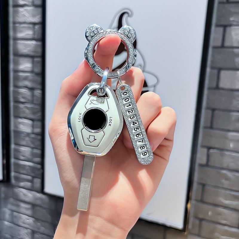 TPU Car Remote Key Case Cover Protect Shell Fob For BMW E46 E38 E39 E53 X5 X3 E83 Z3 Z4 1 3 5 7 Series 330i 315/433MHz ID44
