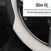 19-23 Geely Binyue Steering Wheel Cover: Cool Carbon Fiber and Leather Design