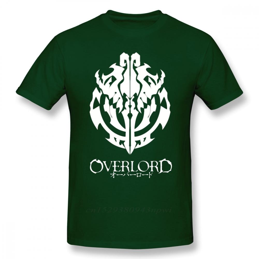 Футболка Overlord Аниме Логотип Гильдии Аинз Ул Гоун Футболка с Графикой Короткий Рукав Унисекс Оверсайз Футболка