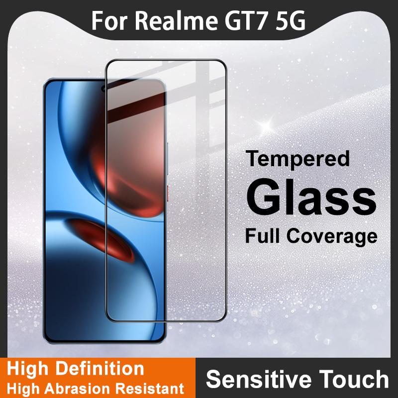 Для Realme GT7 5G Китайское стекло IMAK Полное покрытие Закаленное стекло Пленка Pro+ Серия