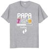 Футболка Papa 2024 2025, забавная футболка с надписью «Будущий папа, любители пива», подарочные футболки, 100% хлопок, унисекс, с круглым вырезом, большие футболки, размер ЕС