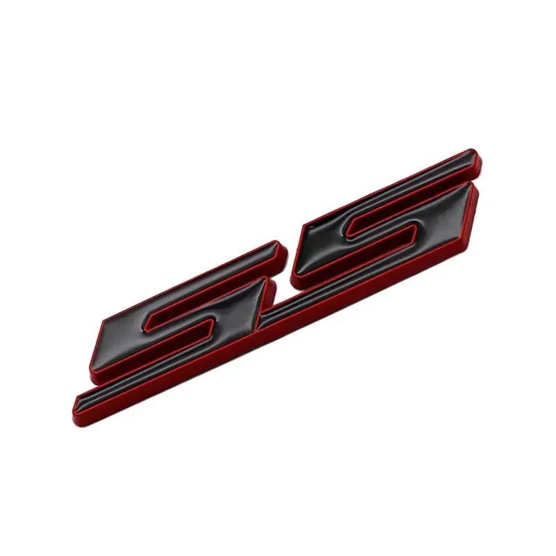 AABHC1 Car Front Grille Emblem Auto Trunk Sticker for Chevrolet SS Logo Camaro Cavalier Onix Cruze Aveo Silverado Exterior Accessories