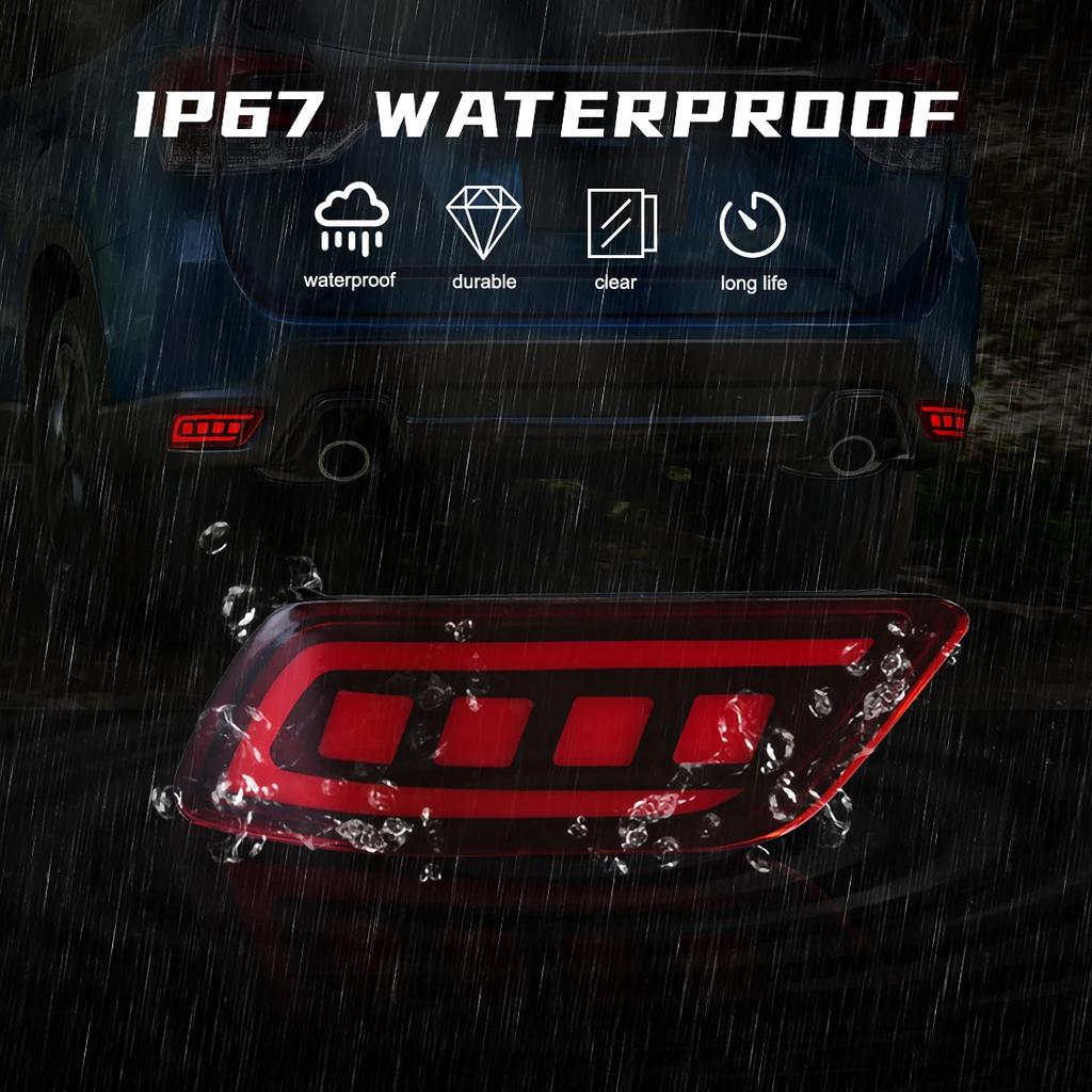 Для Subaru Forester 2019 2020 2025 2025 2025 Автомобильный светодиодный задний бампер отражатель света задний последовательный автоматический указатель поворота стоп-сигнал 12 В