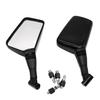 Karim Motorcycle Mirror Square 8mm 10mm Universal Motorcycle Mirror Positive Thread Left and Right Set Motorcycle Handlebar Mirror Side Moped Scooter