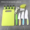 Детский набор пластиковых ножей для нарезки фруктов и овощей: Идеально подходит для занятий в детском саду и дошкольного образования
