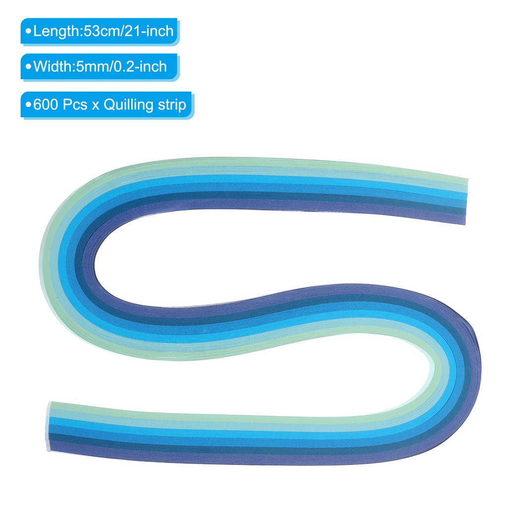 600/840 шт. Полоски для квиллинга Бумага 5 мм 0,2" Бумага для оригами Полоска для квиллинга Смешанные цвета для искусства DIY Ручная работа Рождественские инструменты