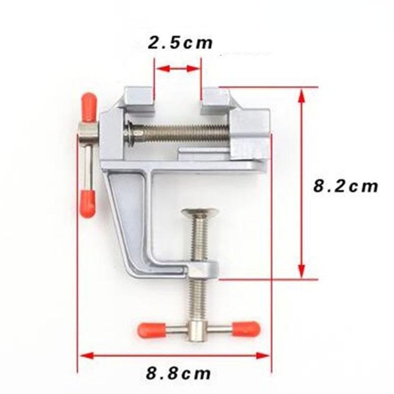 30mm Mini Aluminum Alloy Vise Table Vise Aluminum Alloy Vise Mini DIY Household Flat Table Vise