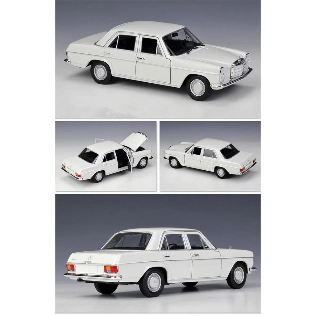 Welly 1/24 Модель автомобиля из сплава Mercedes-Benz 220 Литые металлические Классический Ретро Модель старого автомобиля Симуляция Коллекция Детская игрушка Подарок