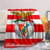 Benfica LOGO  FlAannel Blanket, High quality Comfortable for All Seasons, Home Decor, Warmth and Comfort