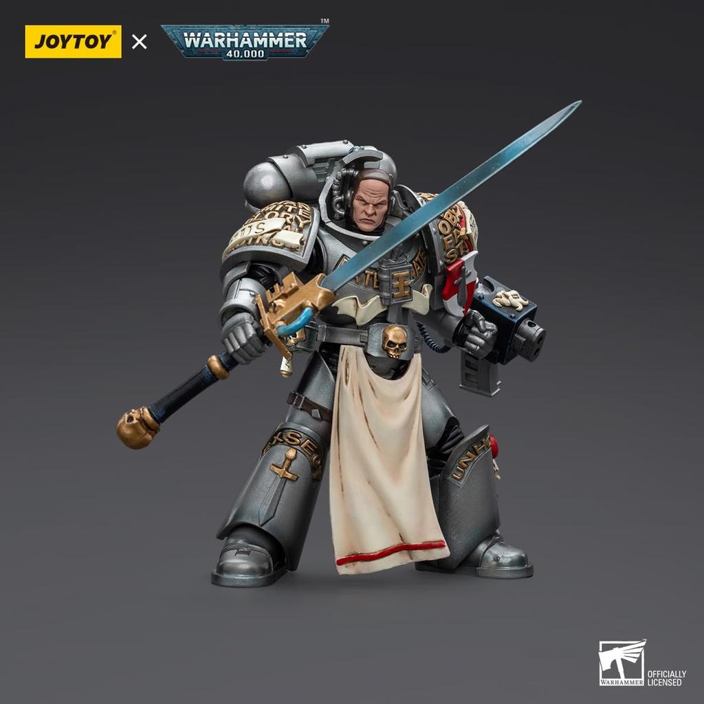 JOYTOY Warhammer 40,000 1/18 Экшн-фигурка Серые Рыцари Ударный Отряд Юстикар 4,7" Коллекционный Набор Экшн-фигурок
