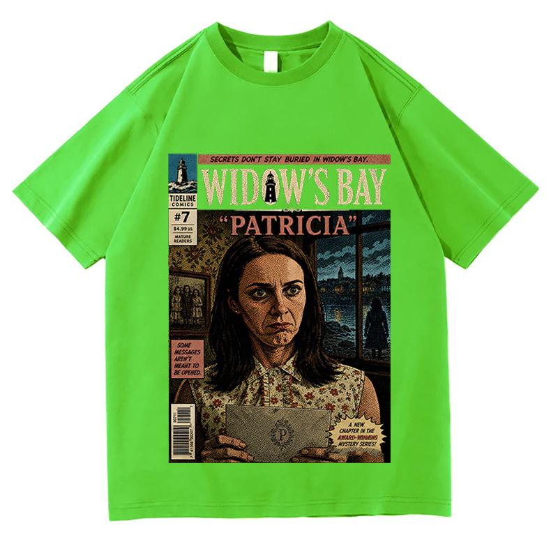 Widows Bay Tshirts Summer Cotton Short Sleeve Female Tshirts Streetwear Unisex Casual Loose Oneck Tees Aesthetic Harajuku Tops