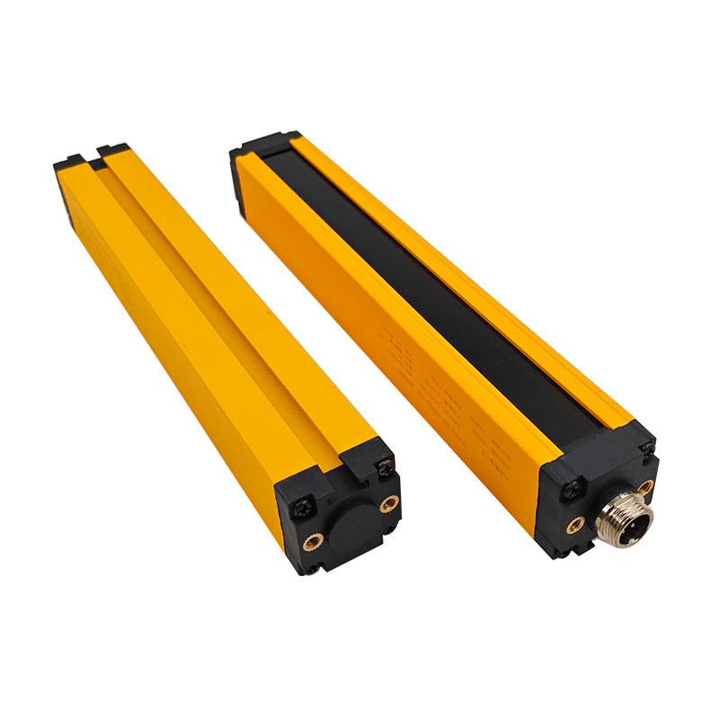 Safety Light Curtain Sensor 20mm 40mm Pitch Area Protection Device Industrial Infrared Grating Barrier NPN PNP Output 12-24V DC