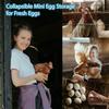 Корзина для яиц, складное мини-хранилище для свежих яиц - можно легко загружать яйца для переноски и сбора яиц