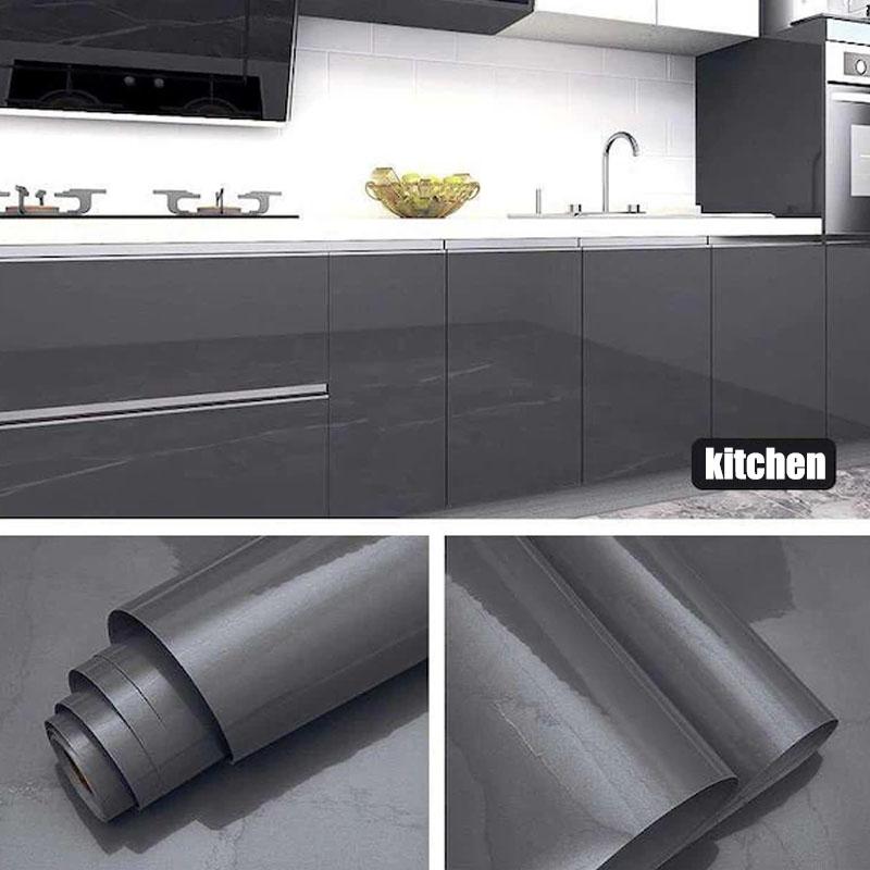 Высокотемпературные самоклеящиеся обои для стен, кухонные обои, домашний декор, 40 см, маслостойкая наклейка, самоклеящиеся