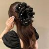 Elegant Pearl Bubble Hair Clip for Woman Temperament Large Shark Clip Fashion Girls Back Head Hair Clamp