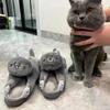 Designer Cat Furry Fur Slippers Women Men Funny Home Fluffy Slides Female Indoor Floor Kawaii Shoes Cute Funny Slippers Gifts