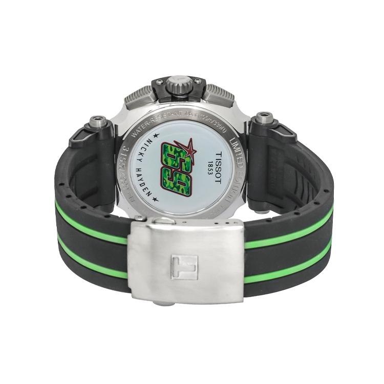 Tissot Коллекция T SPORT Кварцевый механизм Водонепроницаемость 100 м Мужские часы Часы 45,25 мм Черный циферблат T092.417.27.057.01