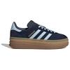 Adidas Оригинальные GAZELLE BOLD Низкие Скейтбордические Кроссовки Женские Синие IH6787
