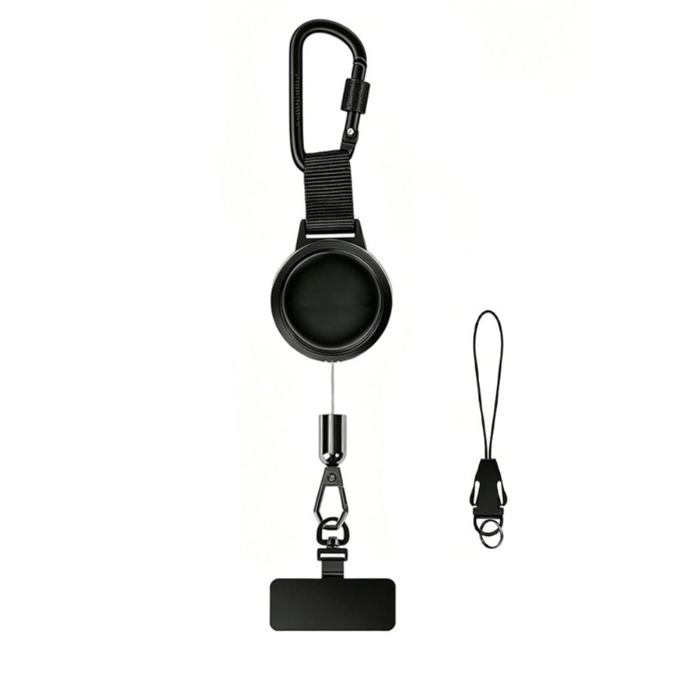 360 Rotation Anti Theft Phone Tether Safety Tether Retractable Phone Lanyard Travel Hiking