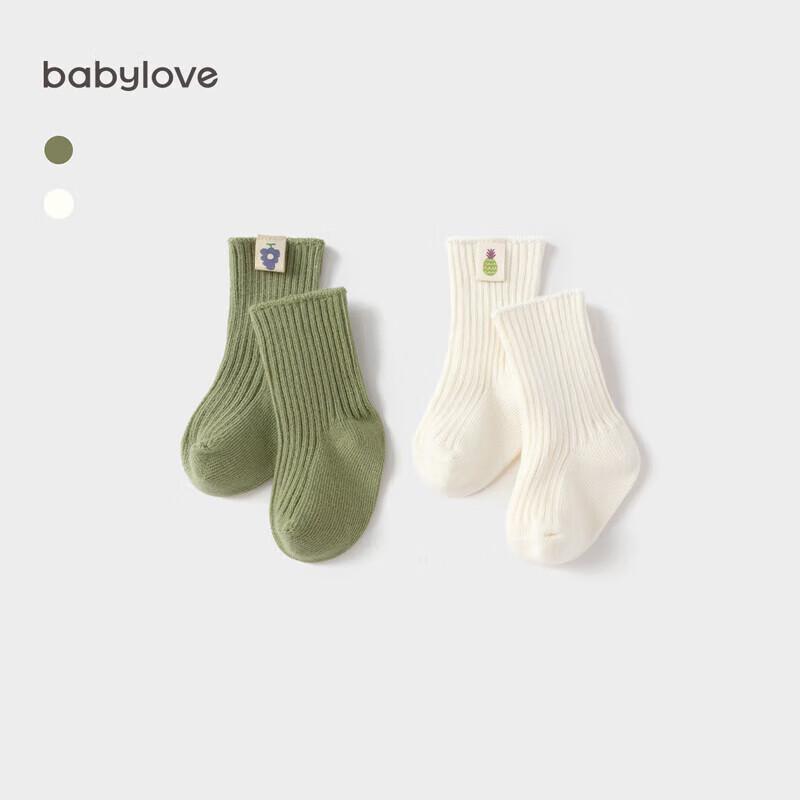 Мягкие хлопковые носки для малышей Babylove до середины икры