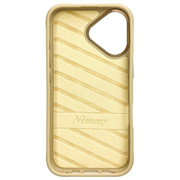Etui do iPhone 16 Nimmy Big Eyed Pet Cat Khaki