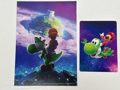Super Mario Galaxy Movie Mini Poster Admission Bonus Japan Limited Official