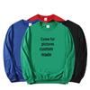 Autumn Solid Color Crew Neck Custom Sweatshirt for Couples & Groups