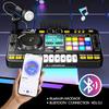 Детский симулятор DJ-микшера, контроллер, игрушки, многофункциональные музыкальные эффекты, электронное пианино, клавиатура, обучающая, подарок на день рождения, мальчик, девочка