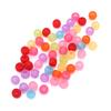 200pcs Round Colorful Acrylic Hair Beads Glow In the Dark for Kids Girls Braids and Women Fashion Hair Accessories