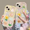 Applicable To Apple 14 Mobile Phone Case IPhone 13promax Transparent Silicone 11/12mini Three-dimensional Doll Chain