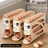 Newcomer Discount: Rolling Egg Storage Box for Refrigerators - Automatic Sliding Fresh-Keeping Gadget